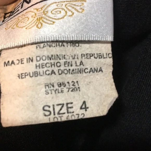 Retro Vintage 1980s Short Black Above Knee A-Line Skirt Size 4 Woman’s XS/Small - Picture 5 of 12